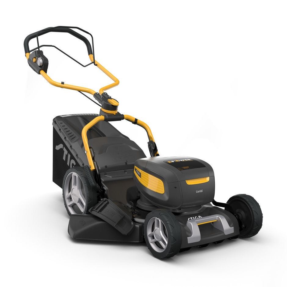 STIGA Combi 748e V Akku Rasenmäher exkl. Akku & Ladegerät